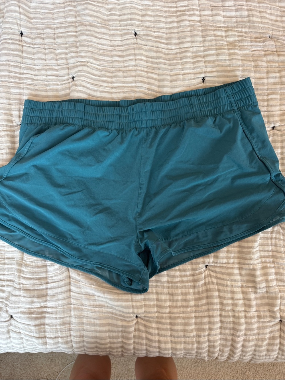 Athleta- Women’s Teal Athletic Shorts - Elastic Waist